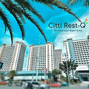 Апарт-отель Cozy Unit With Free Pool, Netflix & Wifi In Alabang Crq3, Muntinlupa City